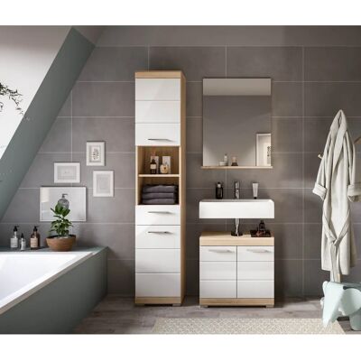 Höffner SCHLOONSEE 3-delt Badmøbel-Set - Hvit Höffner SCHLOONSEE 3-delt Badmøbel-Set - Hvit