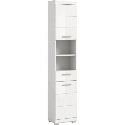 Armoire Haut SCHLOONSEE - 37cm Largeur - Blanc - Meuble de salle de bain - Publicité Armoire Haut SCHLOONSEE - 37cm Largeur - Blanc - Meuble de salle de bain - Publicité