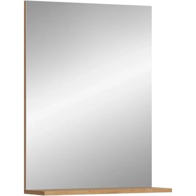 Badromsspeil SCHLOONSEE - Bredde 60cm - Med Hylle - Høykvalitets Speilglas Badromsspeil SCHLOONSEE - Bredde 60cm - Med Hylle - Høykvalitets Speilglas