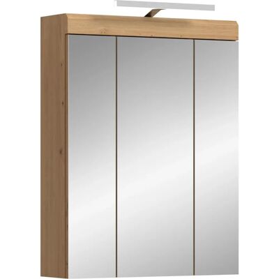 SCHLOONSEE 60cm Spiegelschrank - 3 Türen, 9 Fächer SCHLOONSEE 60cm Spiegelschrank - 3 Türen, 9 Fächer