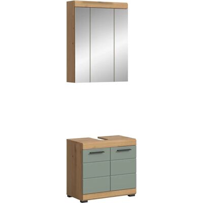Höffner Schloonsee 2-delt bademøbelsett - Grønn Höffner Schloonsee 2-delt bademøbelsett - Grønn