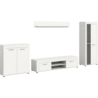 Sconto Hvit Oppbevaringsvegg - Oppbevaringsvegger Sconto Hvit Oppbevaringsvegg - Oppbevaringsvegger