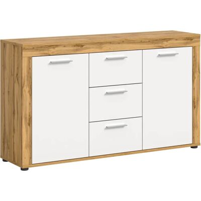 Fa oldalszekrény - Modern kialakítás - 125x80x35 cm - Sideboard Fa oldalszekrény - Modern kialakítás - 125x80x35 cm - Sideboard