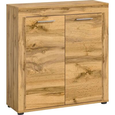 Hölder Bardenas - Highboard - modern kialakítás, 2 faajtó, 80cm széles Hölder Bardenas - Highboard - modern kialakítás, 2 faajtó, 80cm széles