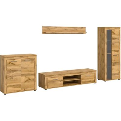 Sconto Fa Színű Nappali FalEgység - Living Room Wall Unit Sconto Fa Színű Nappali FalEgység - Living Room Wall Unit