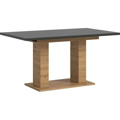 Sconto Ausziehbarer Esstisch - Modern, 6-8 Personen, Grau Sconto Ausziehbarer Esstisch - Modern, 6-8 Personen, Grau