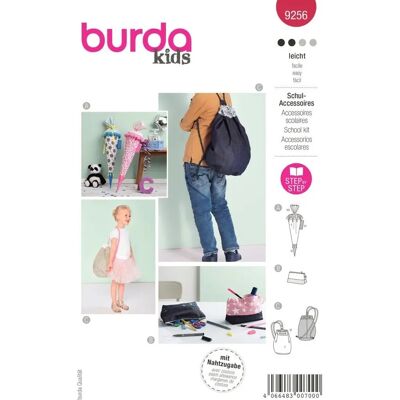 Burda Modell 9256 - Schnittmuster für Tasche Burda Modell 9256 - Schnittmuster für Tasche