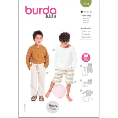 Burda Modèle 9261 - Patron de couture - Publicité Burda Modèle 9261 - Patron de couture - Publicité