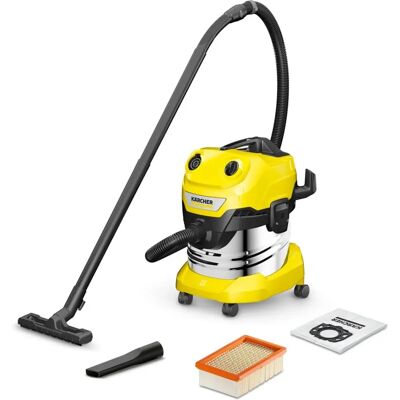 Kärcher WD 4 S V-20/5/22 - Jaune Noir - Aspirateur Sec et Humide - Publicité Kärcher WD 4 S V-20/5/22 - Jaune Noir - Aspirateur Sec et Humide - Publicité