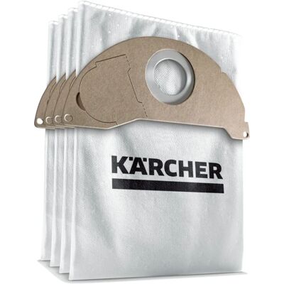 Kärcher Sac Filtre pour Aspirateur - Pack de 4 Kärcher Sac Filtre pour Aspirateur - Pack de 4