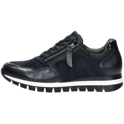 Gabor Blauwe Brede Pasvorm Sneakers - Casual Schoenen Gabor Blauwe Brede Pasvorm Sneakers - Casual Schoenen