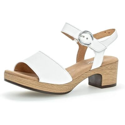 Gabor 22.071 Sandales confort blanches - Sandals - Publicité Gabor 22.071 Sandales confort blanches - Sandals - Publicité
