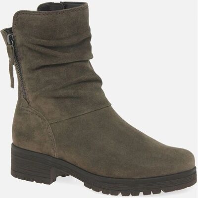 Gabor Zola Womens Biker Boots - Mohair Suede - Size 8 - Female - Biker Boots Gabor Zola Womens Biker Boots - Mohair Suede - Size 8 - Female - Biker Boots