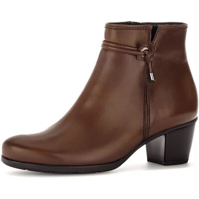 Gabor Ela Womens Ankle Boots - Sattel - Leather, Zip - Ankle Boots Gabor Ela Womens Ankle Boots - Sattel - Leather, Zip - Ankle Boots