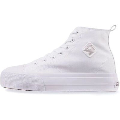 Zapatillas de baloncesto Kappa Viska OC 243208OC1010 para mujer - todo el año, blancas Zapatillas de baloncesto Kappa Viska OC 243208OC1010 para mujer - todo el año, blancas