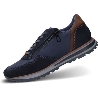 Bugatti Herr Blå Dragkedja & Laces - Sneakers Bugatti Herr Blå Dragkedja & Laces - Sneakers