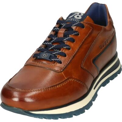 Baskets en cuir cognac Bugatti - Silhouette classique - Homme Baskets en cuir cognac Bugatti - Silhouette classique - Homme