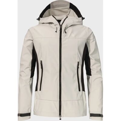 Schöffel Beigefarbene Softshelljacke - Damen Outdoor-Schicht Schöffel Beigefarbene Softshelljacke - Damen Outdoor-Schicht