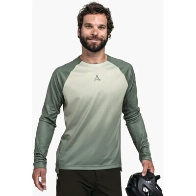 Schöffel Fahrrad-Longsleeve - Relaxed Fit, Grau, Langarm, Sportlicher Stil - Bike Longsleeve Schöffel Fahrrad-Longsleeve - Relaxed Fit, Grau, Langarm, Sportlicher Stil - Bike Longsleeve