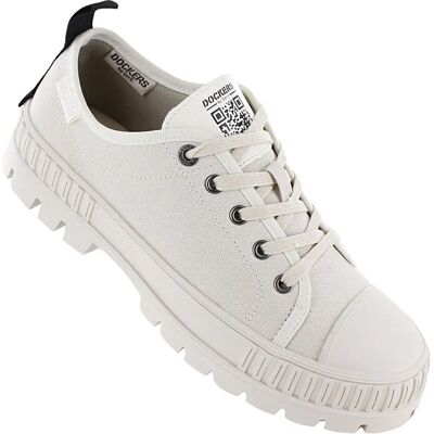 Dockers by Gerli Beige Damen Freizeitschuhe - Damen Canvas Schuhe Dockers by Gerli Beige Damen Freizeitschuhe - Damen Canvas Schuhe