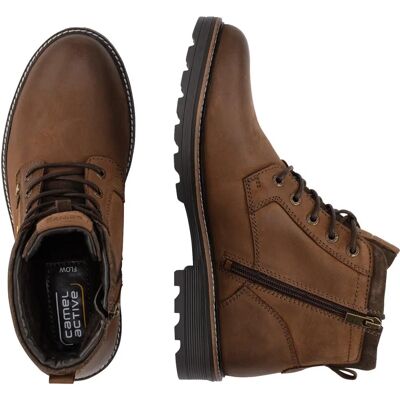 Camel Active 42 Braun Leder Stiefel - Schuhe Camel Active 42 Braun Leder Stiefel - Schuhe