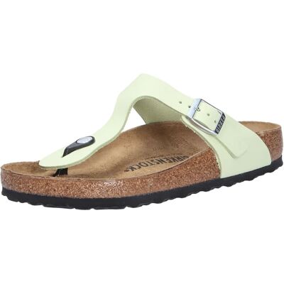 Birkenstock Gizeh en nubuck de cuir couleur lime délavé - Sandales - Publicité Birkenstock Gizeh en nubuck de cuir couleur lime délavé - Sandales - Publicité