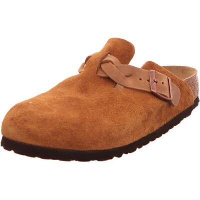 Birkenstock Boston Braided - LEVE (smal) karamel Birkenstock Boston Braided - LEVE (smal) karamel