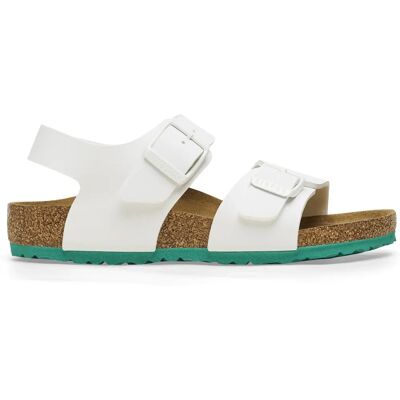 Birkenstock New York Bambino - Vert blanc - Sandales - Publicité Birkenstock New York Bambino - Vert blanc - Sandales - Publicité