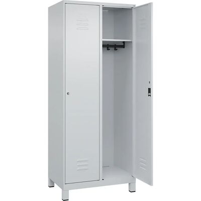C+P Hellgrauer Stahlschrank - Classic PLUS 2 Fächer C+P Hellgrauer Stahlschrank - Classic PLUS 2 Fächer