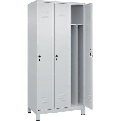 C+P Classic PLUS Schrank - Stahl, 3 Fächer, Hellgrau C+P Classic PLUS Schrank - Stahl, 3 Fächer, Hellgrau
