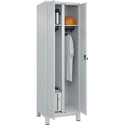 C+P Spind Schrank Classic PLUS - Stahl, Belüftet, Einzelsektion C+P Spind Schrank Classic PLUS - Stahl, Belüftet, Einzelsektion