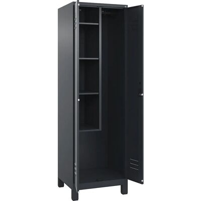 C+P Stahlschrank mit Schloss - 600mm Grau C+P Stahlschrank mit Schloss - 600mm Grau
