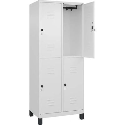 C+P Stahl-Doppelstockschrank - Platzsparend, Belüftet - Schrank C+P Stahl-Doppelstockschrank - Platzsparend, Belüftet - Schrank
