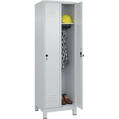 CP Lichtgrau 2-Fächer Schließfach - Stahl Schrank CP Lichtgrau 2-Fächer Schließfach - Stahl Schrank