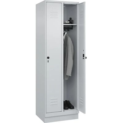 C+P Schließfach Classic PLUS - Stahlschrank, 2 Fächer, Hellgrau C+P Schließfach Classic PLUS - Stahlschrank, 2 Fächer, Hellgrau