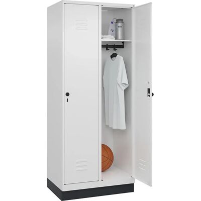 C+P Schließfach Classic PLUS, 2 Fächer, Weiß C+P Schließfach Classic PLUS, 2 Fächer, Weiß