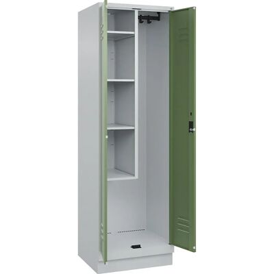 C+P Hellgraue / Resedagrüne Reinigungsmaterialschrank - Aufbewahrungsschrank C+P Hellgraue / Resedagrüne Reinigungsmaterialschrank - Aufbewahrungsschrank
