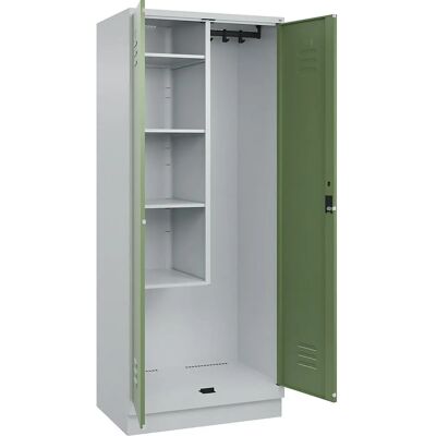 C+P Stahlschrank - Hellgrau & Reseda Grün - 800mm C+P Stahlschrank - Hellgrau & Reseda Grün - 800mm
