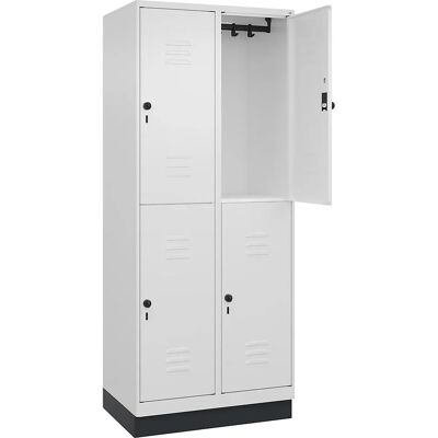 C+P Classic PLUS Zweistöckiger Schließfach, platzsparend, Stahl, Belüftet C+P Classic PLUS Zweistöckiger Schließfach, platzsparend, Stahl, Belüftet