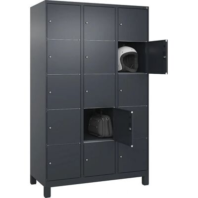 C+P Stahl-Schrankschrank - 15 Fächer - Grau - Classic PLUS C+P Stahl-Schrankschrank - 15 Fächer - Grau - Classic PLUS