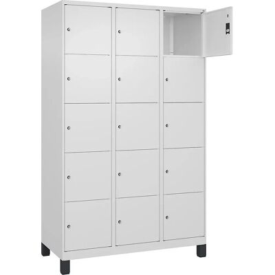 C+P Stahlschrank mit 3 Fächern, 1200mm, Weiß C+P Stahlschrank mit 3 Fächern, 1200mm, Weiß