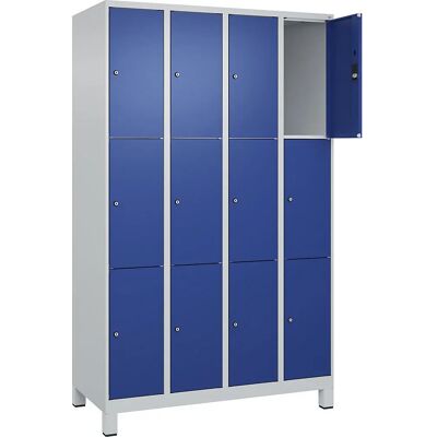 C+P Aufbewahrungsschrank - 12 Fächer, Stahl, Verschließbar, Belüftet, Modern, 195cm Hoch C+P Aufbewahrungsschrank - 12 Fächer, Stahl, Verschließbar, Belüftet, Modern, 195cm Hoch