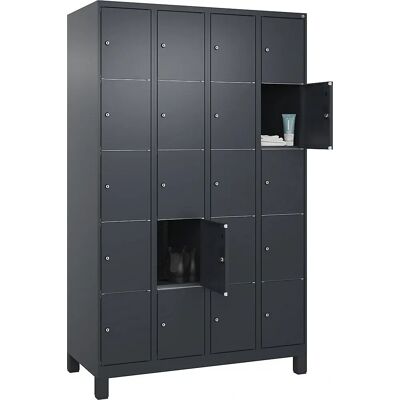 C+P Stahl-Schrankschrank - 4 Fächer, Anthrazitgrau - Schrank C+P Stahl-Schrankschrank - 4 Fächer, Anthrazitgrau - Schrank