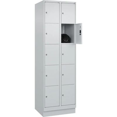 C+P Lichtgrau 5-Compartments Schließfachschrank - Locker C+P Lichtgrau 5-Compartments Schließfachschrank - Locker