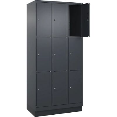 C+P Stahlschrank - 3 Fächer, Grau, 900 mm Breit C+P Stahlschrank - 3 Fächer, Grau, 900 mm Breit