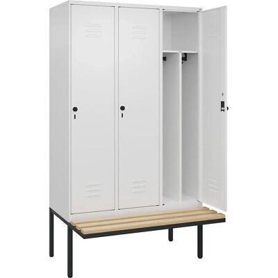 C+P Schließfach Classic PLUS mit Sitz - Stahlaufbewahrung für Industrie C+P Schließfach Classic PLUS mit Sitz - Stahlaufbewahrung für Industrie