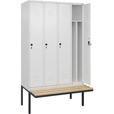 C+P Schließfach Classic PLUS mit Sitz - Industrielle Aufbewahrung C+P Schließfach Classic PLUS mit Sitz - Industrielle Aufbewahrung