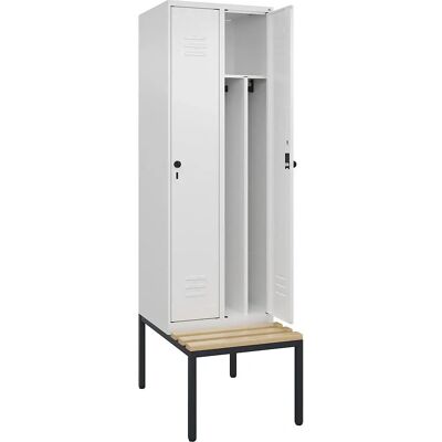 C+P Classic PLUS Spind mit Sitz - 2 Fächer C+P Classic PLUS Spind mit Sitz - 2 Fächer