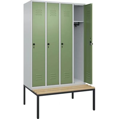 C+P Classic PLUS Schrank mit Bank - 4 Fächer C+P Classic PLUS Schrank mit Bank - 4 Fächer