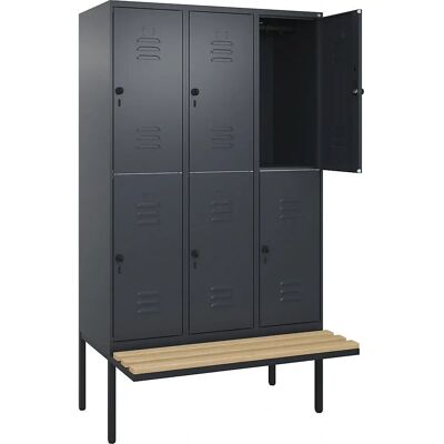 C+P Zweistöckiger Schrank mit Bank - Classic PLUS C+P Zweistöckiger Schrank mit Bank - Classic PLUS